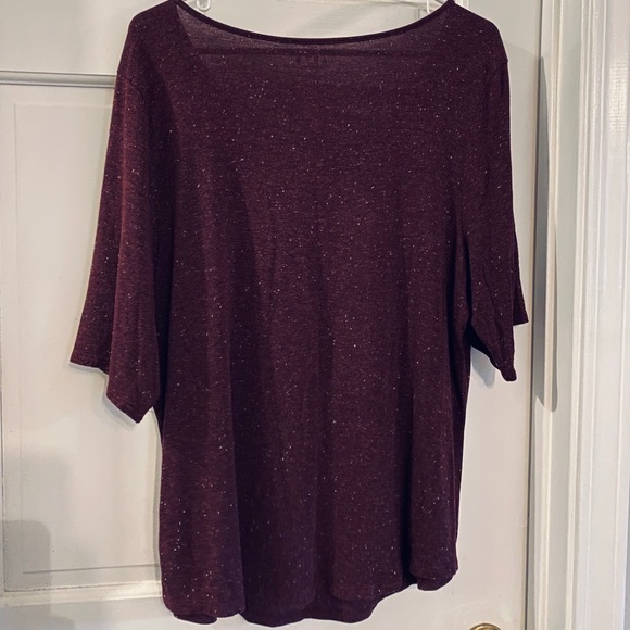 APT 9 Plum-colored Lightweight shirt - Picture 2 of 3
